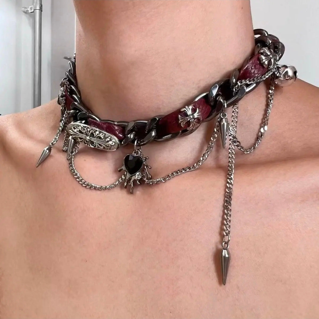 goth choker