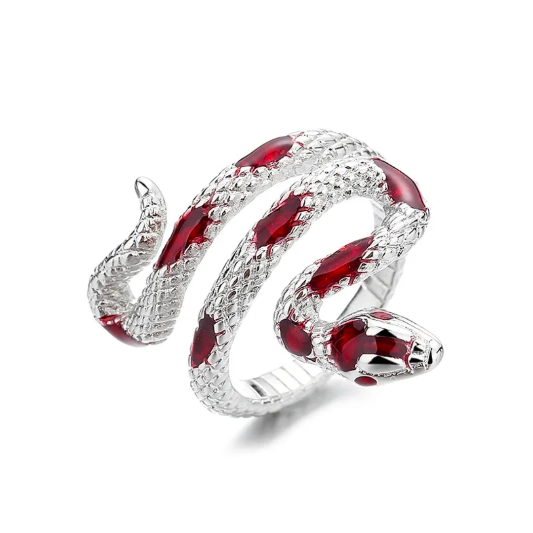 red snake ring