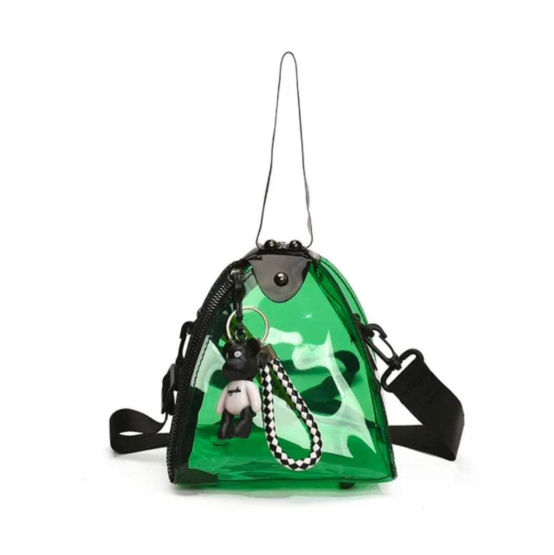 clear green bag