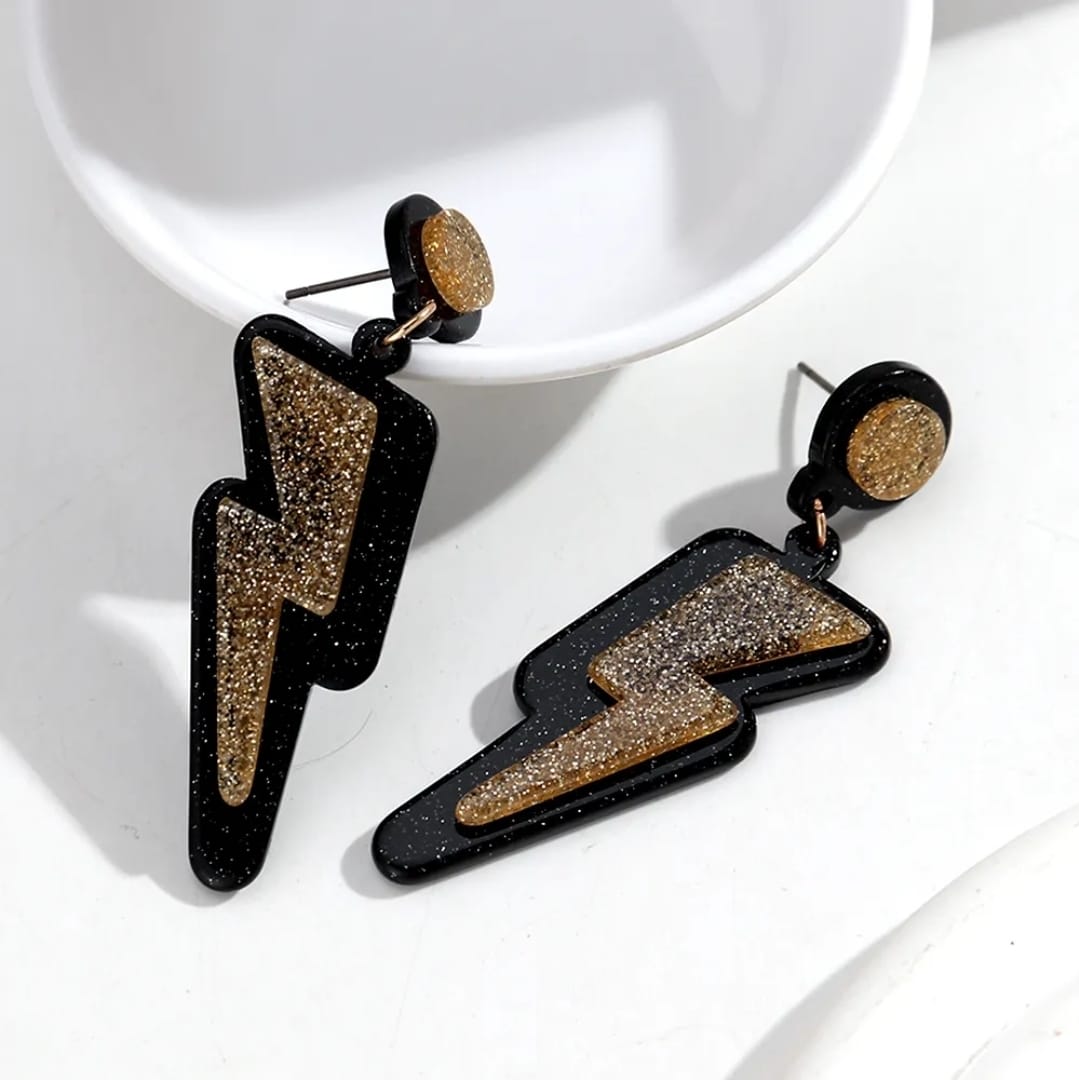 Lightning earrings