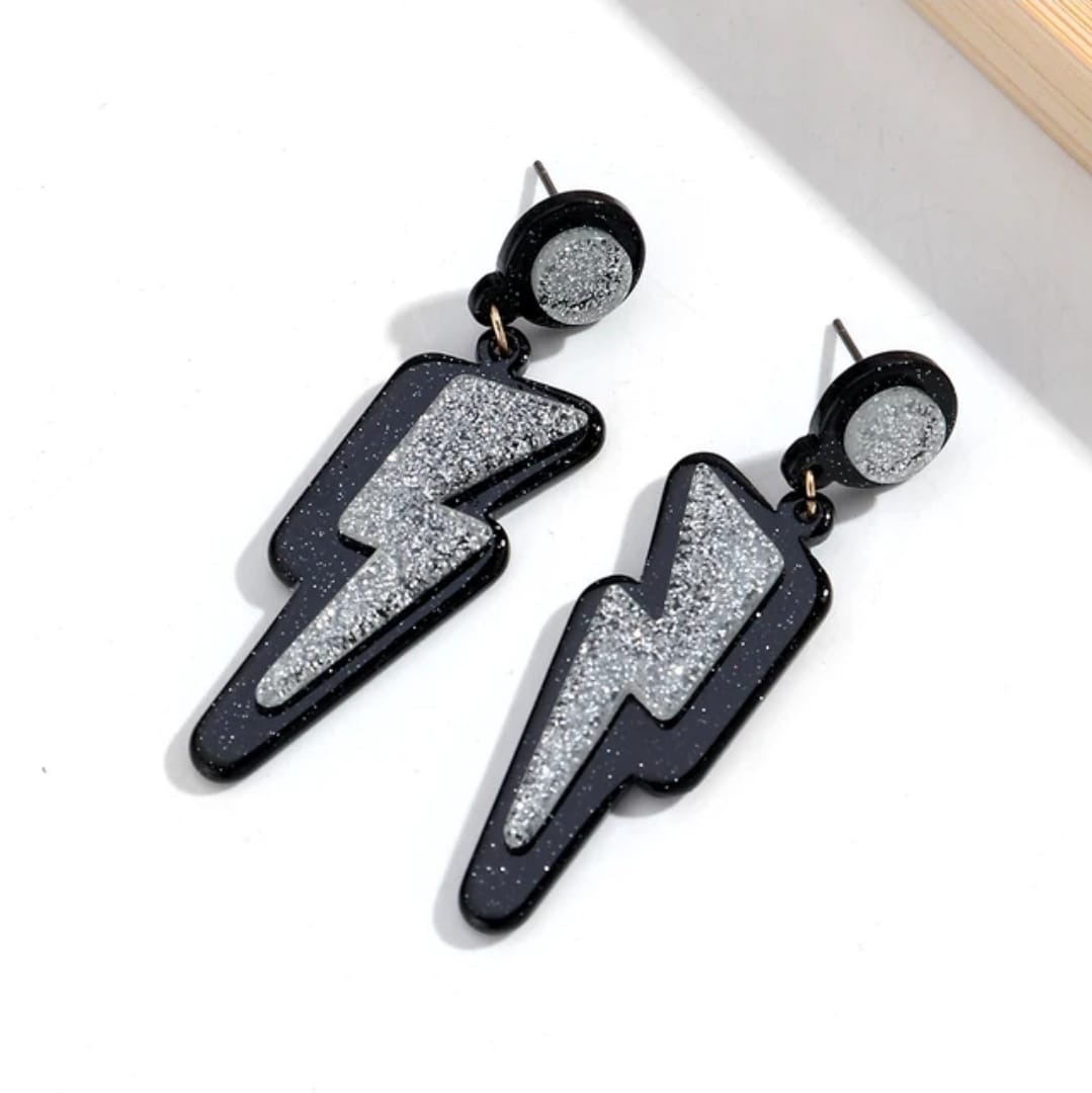 Lightning earrings