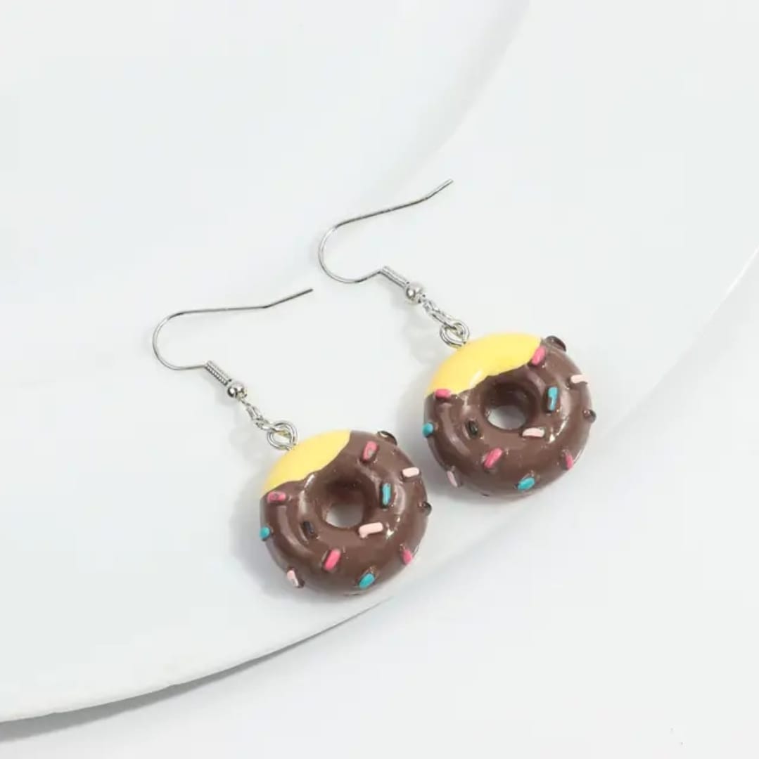 Donut earrings